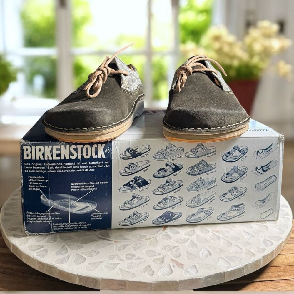 Birkenstock Memphis Lace-Up Leather Suede Oxford Boot EU 36 Regular Fit – New in - Picture 8 of 11